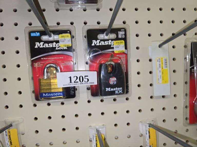 (2) Masterlock incl. Master EX