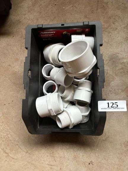 Assorted size pvc male to female
