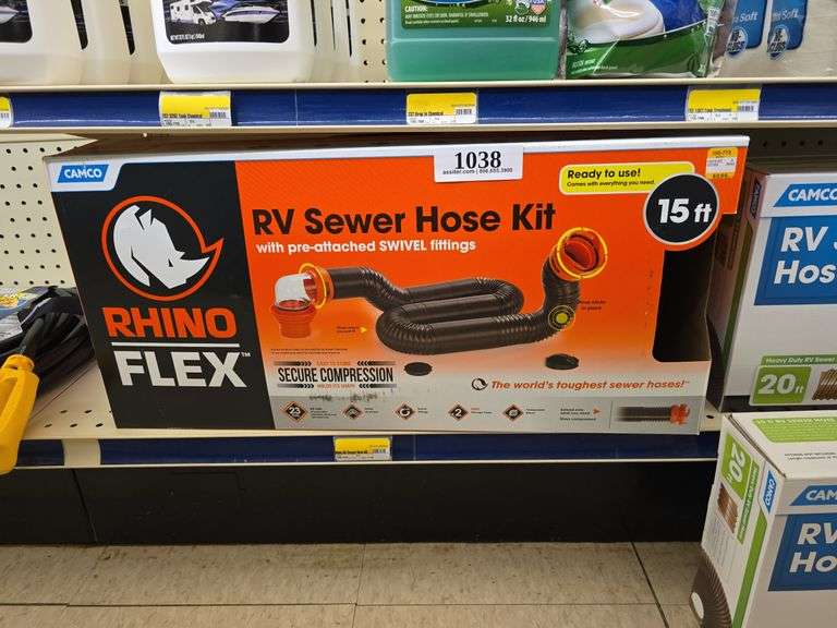 Camco 15ft Rhino Flex Sewer Hose
