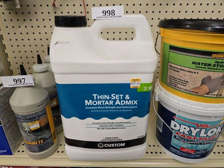 2.5 gal Thin Set & Mortar Mix