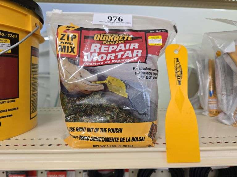 (2) 3ilb Quikrete Fast Set Repair Mortar
