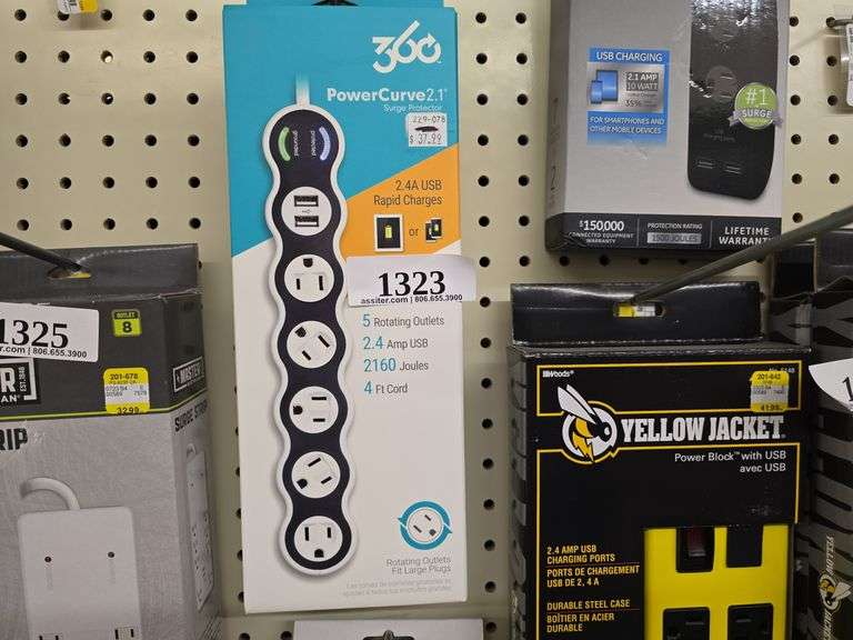 360 Power Curve Surge Protector