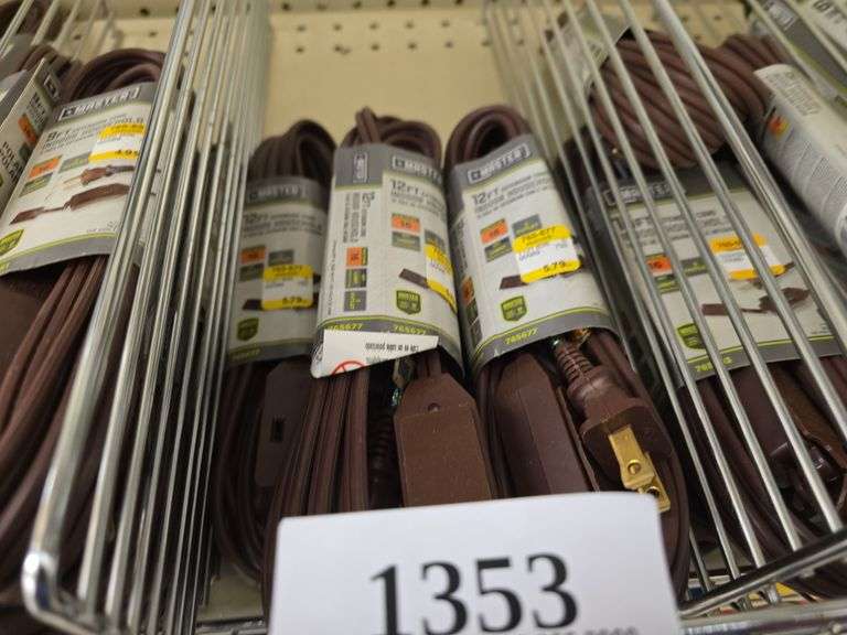 (5) 12ft Brown Extension Cord