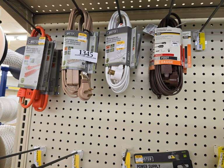 3ft, 6ft, 7ft Indoor Extension Cord