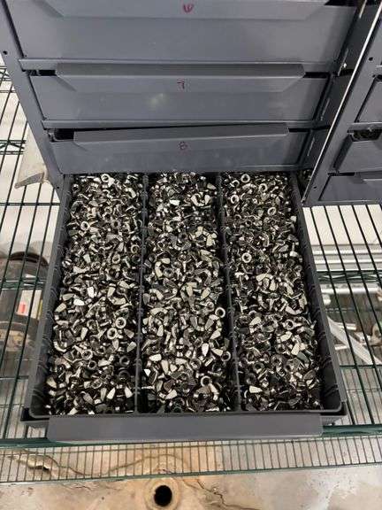 2-9 drawer Cabinet storage w/misc items