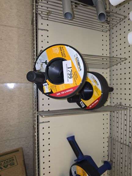 (2) Cobra 20ft 1/4" Plastic Drum Augers