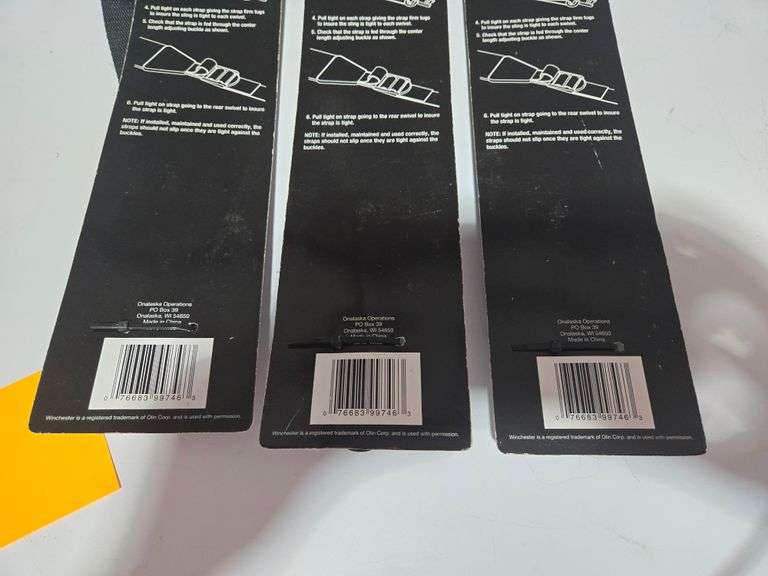 (3) Winchester Neoprene Slings