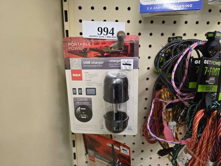 (3) RCA USB Chargers 2.1Amp