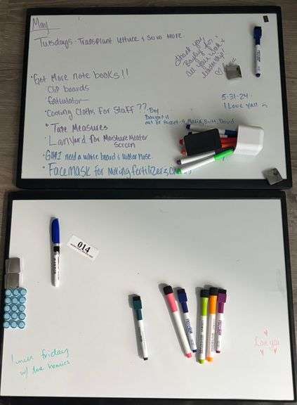 White boards