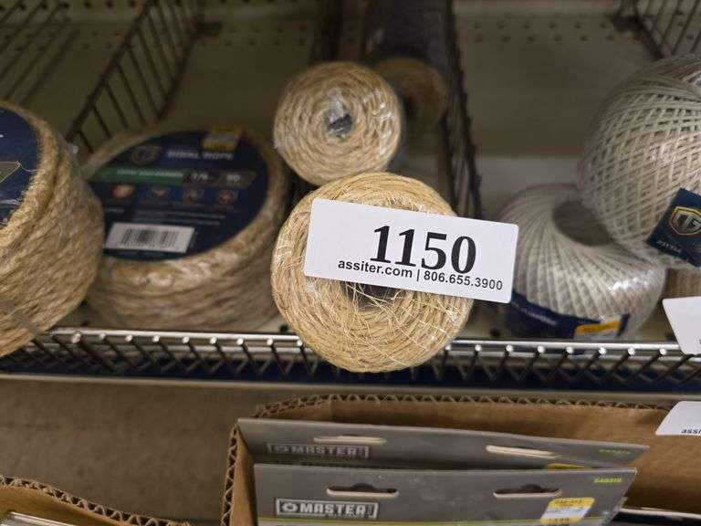 (3) Rolls Twisted Sisal Rope