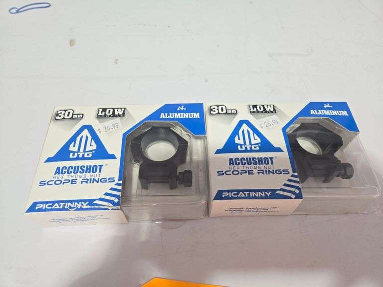 (2) UTG 30mm Scope Rings