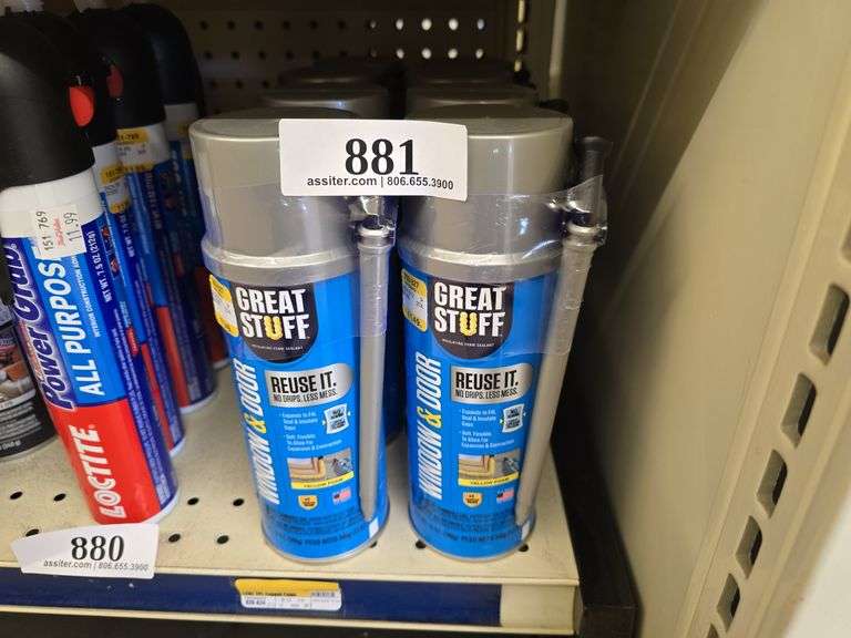 (8) 12oz. Great Stuff Window & Door