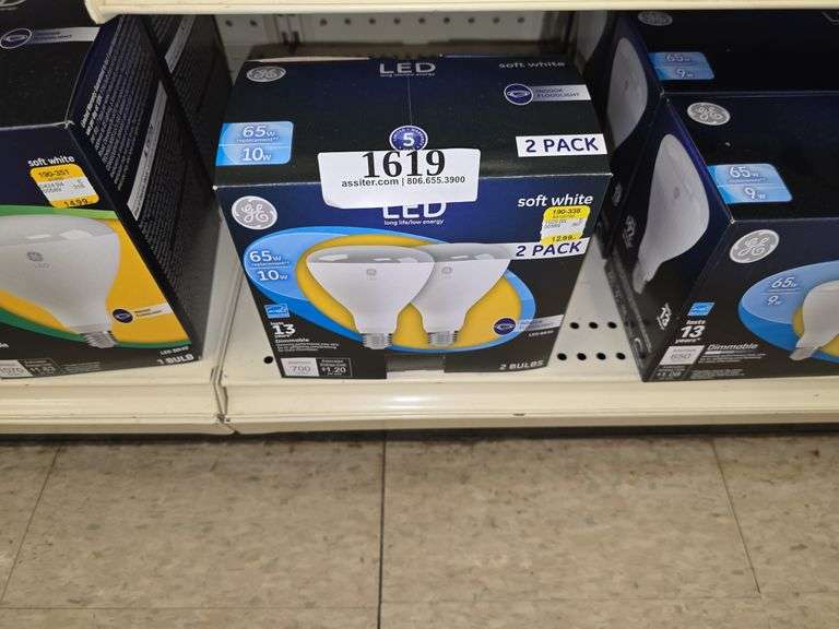 2pack 65W LED Soft White Dimmable Bulb