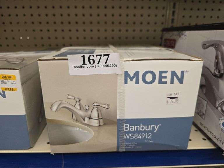 Moen Banbury Lavatory Faucet Chrome WS84912