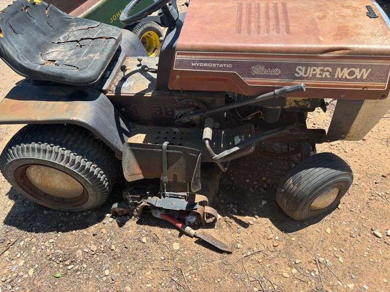 Super mow tractor