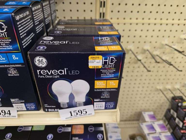 (3) 2pack 100W Reveal LED Pure Clean Light
