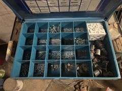Box with Drawers electrical connecters hose nuts clamps washers bolts misc