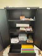 Filing cabinet w/misc