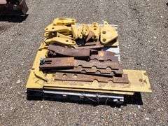 (2) Motograder Blades w/Teeth and Steel Plates