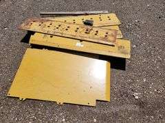 (2) Motograder Blades w/Teeth and Steel Plates