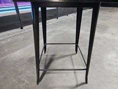 31 1/2" 42" Tall Square Top Metal Table