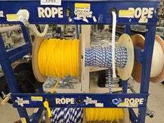 Metal Rope Display incl. (14) Rolls Assorted Rope
