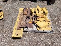 (2) Motograder Blades w/Teeth and Steel Plates