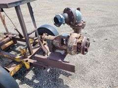 Pump Mounted to Drop Pin Single Axle Shopmade Trailer