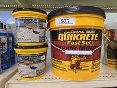 20lb Quikrete Fast Set w/(2) qt Quikrete patching Compound
