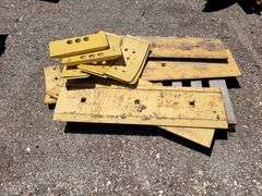 (2) Motograder Blades w/Teeth and Steel Plates