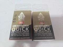 (2) UTG Quick Detach/Locks