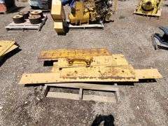(2) Motograder Blades w/Teeth and Steel Plates