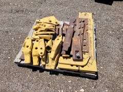(2) Motograder Blades w/Teeth and Steel Plates