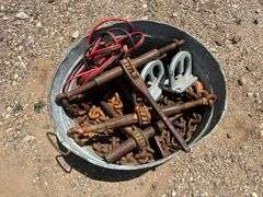 Wash Tub w/50' of 1/2" Chain, and Boomers