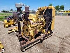 Large Cat Engine on Skid