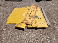 (2) Motograder Blades w/Teeth and Steel Plates