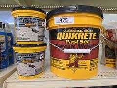 20lb Quikrete Fast Set w/(2) qt Quikrete patching Compound