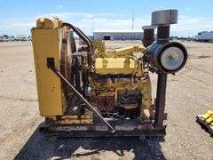 Large Cat Engine on Skid