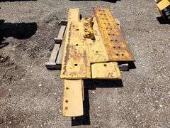(2) Motograder Blades w/Teeth and Steel Plates