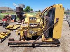 Large Cat Engine on Skid