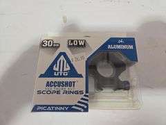 UTG Fully Adjustable QD Lever Lock and UTG Scope Rings