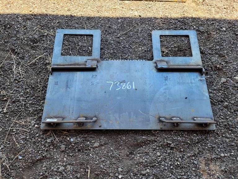 Skid Steer Plate w/Guard (5/16")