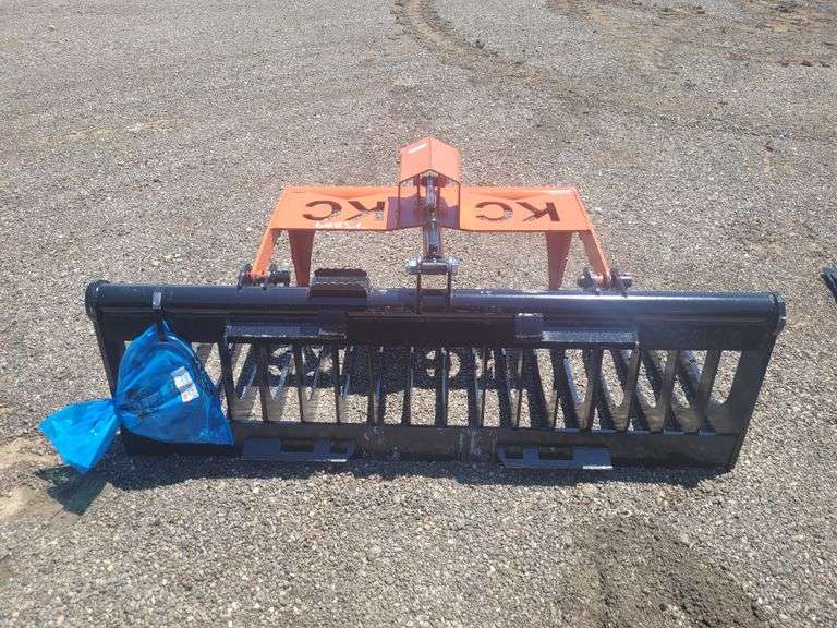 76" Skid Steer Skeleton Grapple Single Cylinder