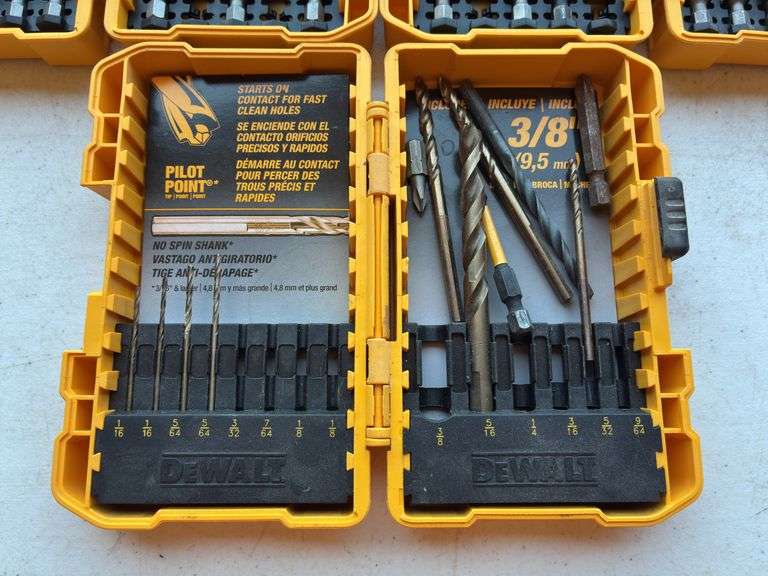 (2) Drill Bit Indexes (Some Bits are Missing)