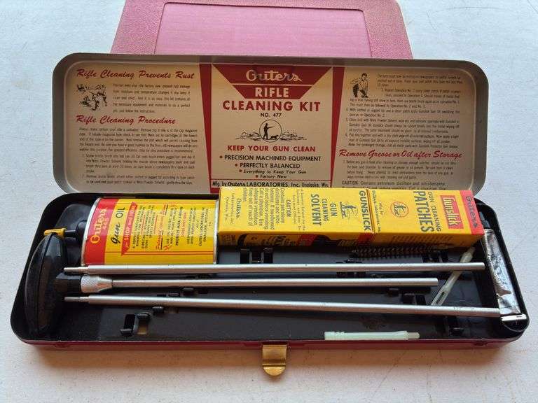 Outers 30 Cal. Gunslick Rifle Kit and Outers Gun Cleaning Kit