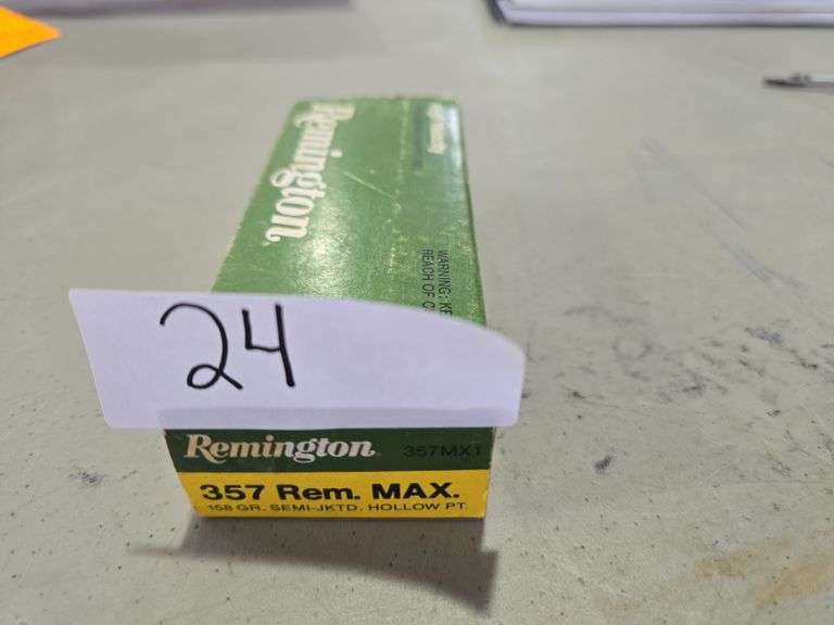 (20)Remington .357 REM Max 158gr Semi-JKTD Hollow PT