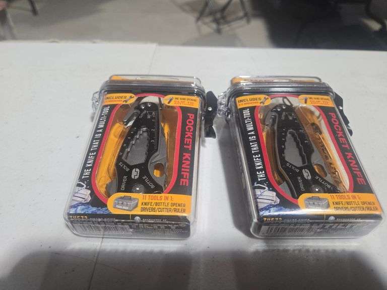 (2) Smart Knife Pocket Knives