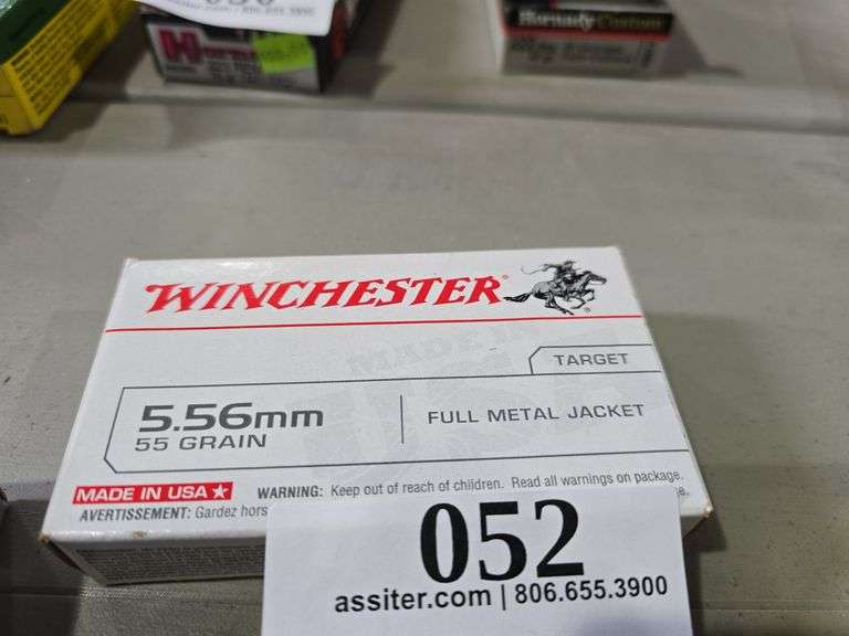 (20) Winchester 5.56mm 55gr FMJ-Target
