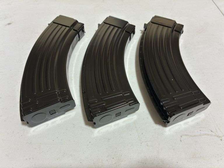 (3) AK Style 30 Round Magazines 7.62x39