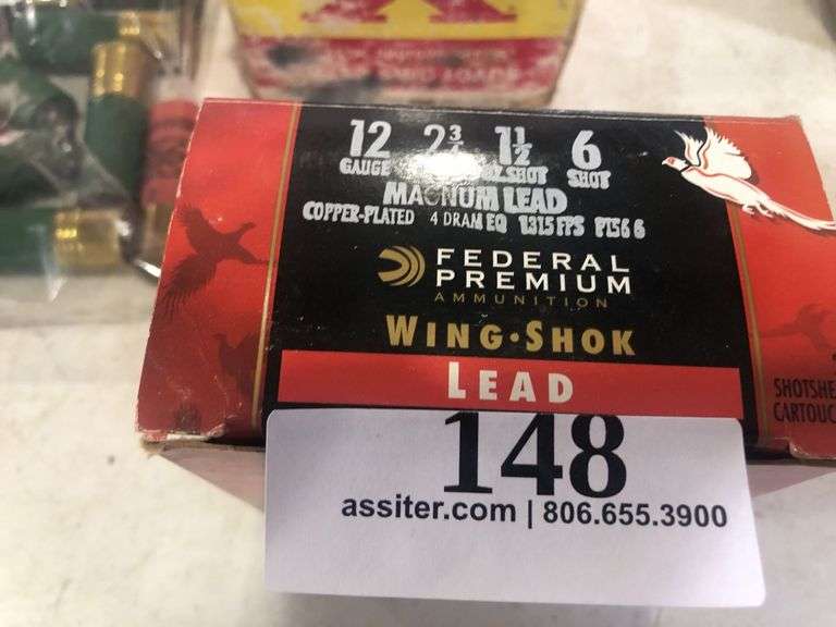 (23) Federal Premium 12ga 23/4 1/2oz 6 Shot